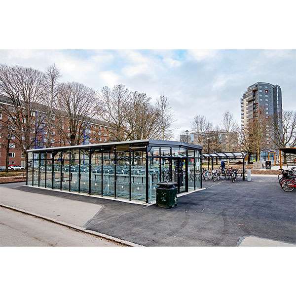 overkapping etage fietsparkeren fietsenstalling