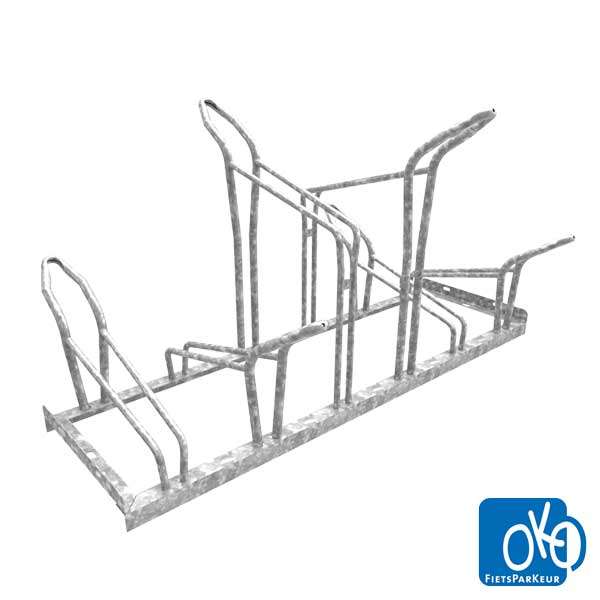 Fietsparkeren | Fietsenrekken | FalcoSound fietsenrek, dubbelzijdig | image #1 |  fietsparkeren fiettsenrek FalcoSound dubbelzijdig FietsParKeur