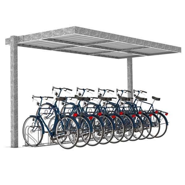 Overkappingen | Overkappingen compact fietsparkeren | FalcoSpan fietsoverkapping voor etagerekken| fietsparkeren verhoogde fietsoverkapping etagerekken Overkappingen | Overkappingen compact fietsparkeren | FalcoSpan fietsoverkapping voor etagerekken | image #7 | fietsparkeren verhoogde fietsoverkapping etagerekken