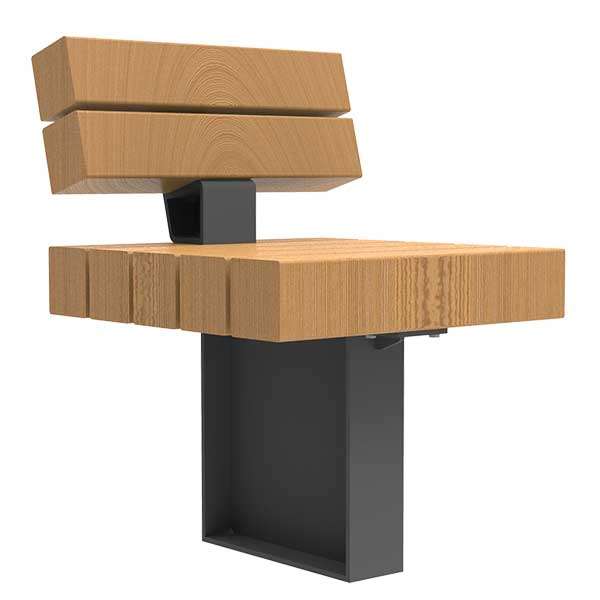 Straatmeubilair | Van de tekentafel | FalcoGlory stoel en poef van restmateriaal| FalcoGlory Stoel gemaakt van restmateriaal, met rugleuning en een strak, modern ontwerp. Straatmeubilair | Van de tekentafel | FalcoGlory stoel en poef van restmateriaal | image #1 | FalcoGlory Stoel gemaakt van restmateriaal, met rugleuning en een strak, modern ontwerp.