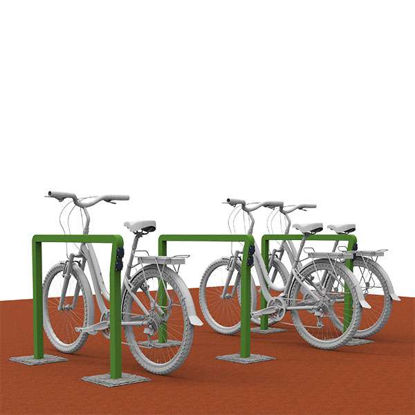 Fietsparkeren | Fietsparkeren met oplaadpunt voor e-bike | FalcoForce fietsaanleunbeugel met oplaadpunten | image #7 |  fietsparkeren fietsaanleunbeugel fietsnietje fietsbeugel
