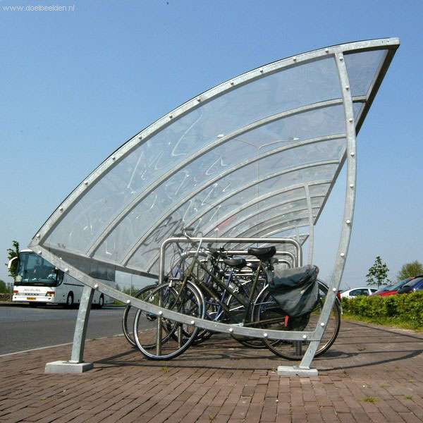 fietsoverkapping fietsenstalling fietsparkeren FalcoSail ipv Delft