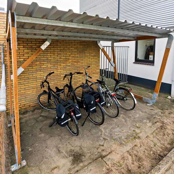 Overkappingen | Fietsoverkappingen en -bergingen | FalcoInfinity circulaire fietsoverkapping | image #4 |  