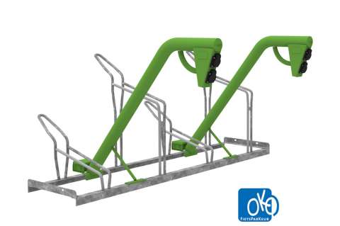 FalcoSound fietsenrek met oplaadpunt voor e-bike