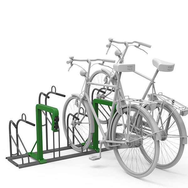 Fietsparkeren | Fietsparkeren met oplaadpunt voor e-bike | Ideaal 2.0 met oplaadpunt voor e-bike | image #1 |  Fietsenrek met oplaadpunt