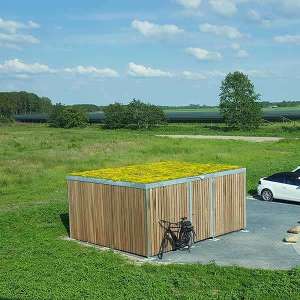 Projecten | Fietsberging met groendak bij Biosintrum, Oosterwolde | image #1 | 