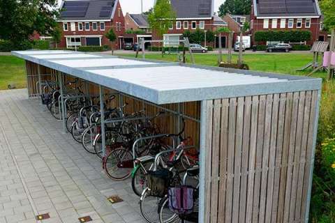 108799 fietsparkeren fietsoverkapping fietsaanleunbeugels