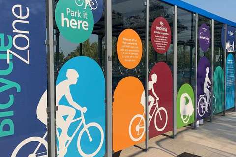 Cycle hub fietsoverkapping fietsenrekken fietsenstalling