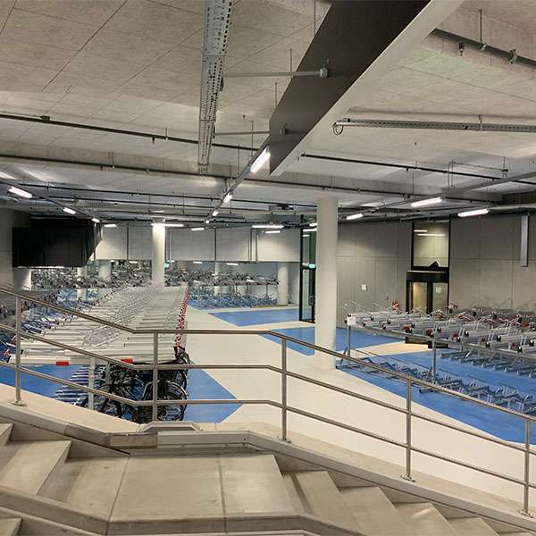 110200 fietsparkeren etage fietsenrek dubbellaags