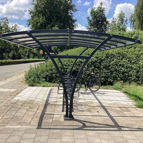 111545 fietsoverkapping fietsenstalling bushalte