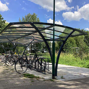 111545 fietsoverkapping fietsenstalling bushalte