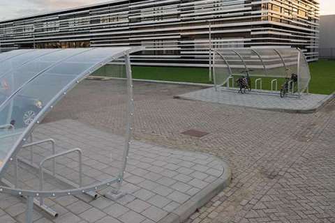 114980 transparante fietsoverkappingen fietsenrek fietsparkeren