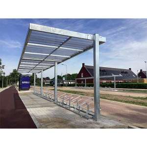 Projecten | Falco fietsenstallingen bij bushaltes in Horn | image #1 | 119542 fietsoverkapping fietsenstalling fietsenrek fietsparkeren