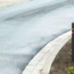 verkeersvoorziening afzetpaal kunststof