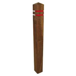 Verkeersvoorzieningen | Afzetpalen | Houten afzetpaal | image #1| verkeersvoorziening afzetpaal hout