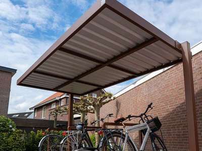 121893 fietsoverkapping fietsaanleunbeugels fietsparkeren