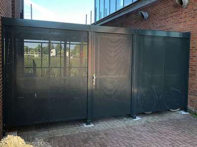 122621 fietsoverkapping bedrijventerrein fietsparkeren