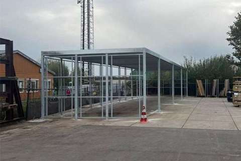 123751 overkapping bedrijventerrein berging