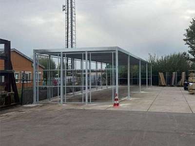 123751 overkapping bedrijventerrein berging