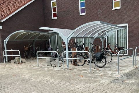 fietsparkeren fietsoverkapping zorggroep