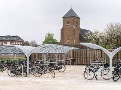 134097 fietsoverkapping fietsparkeren fietsaanleunbeugels