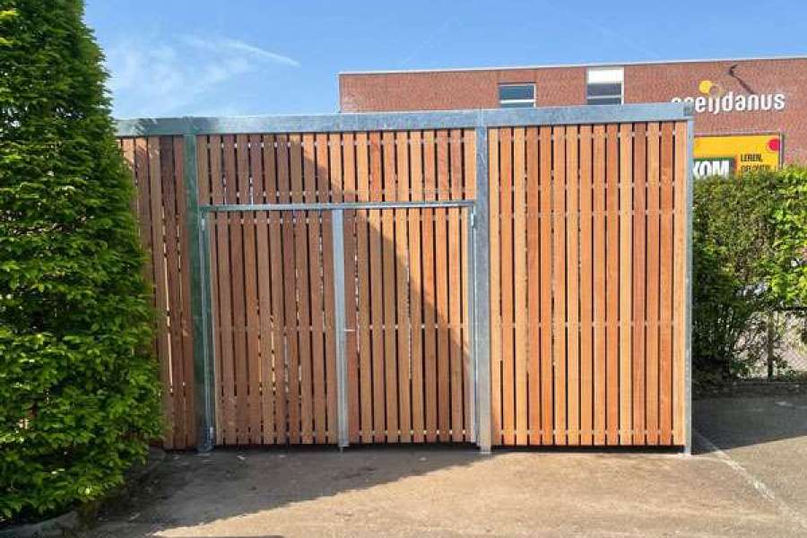 134733 FalcoLok fietsoverkapping bij Greijdanus College, Zwolle