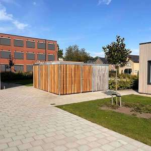 Projecten | Uitbreiding fietsoverkapping bij CSG Het Noordik in Almelo | image #1 | 138570 uitbrieding overkapping