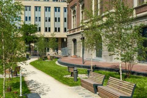 140764 straatmeubilair buitenbank stoel