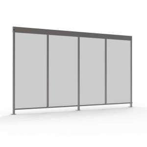 Overkappingen | Opties wandbekleding | Polycarbonaat of veiligheidsglas | image #1|