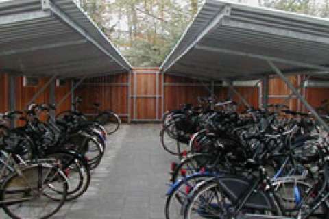 Fietsenstalling voor Esdal college