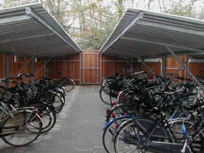 Fietsenstalling voor Esdal college
