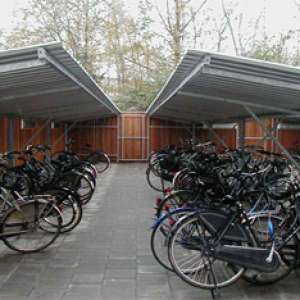 Fietsenstalling voor Esdal college
