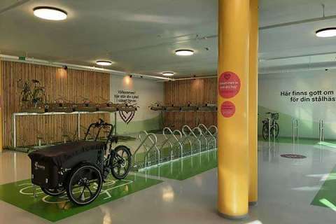 Fietsparkeren fietsenrek dubbellaags etagerekken