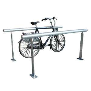 Fietsparkeren | Fietsaanleunbeugels | Geleidehek voor de fiets | image #1| fietsparkeren geleidehek fietsaanleunbeugel