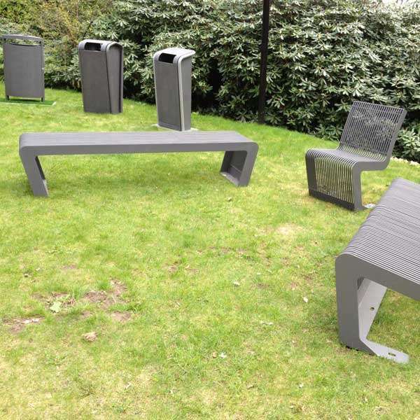 straatmeubilair buitenbank zitbank parkbank FalcoLinea staal