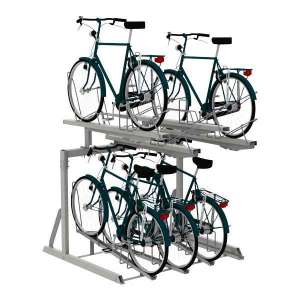 Fietsparkeren | Compact Fietsparkeren | FalcoLevel Eco etage-fietsenrek | image #1| compact fietsparkeren etagefietsenrek FalcoLevel Eco