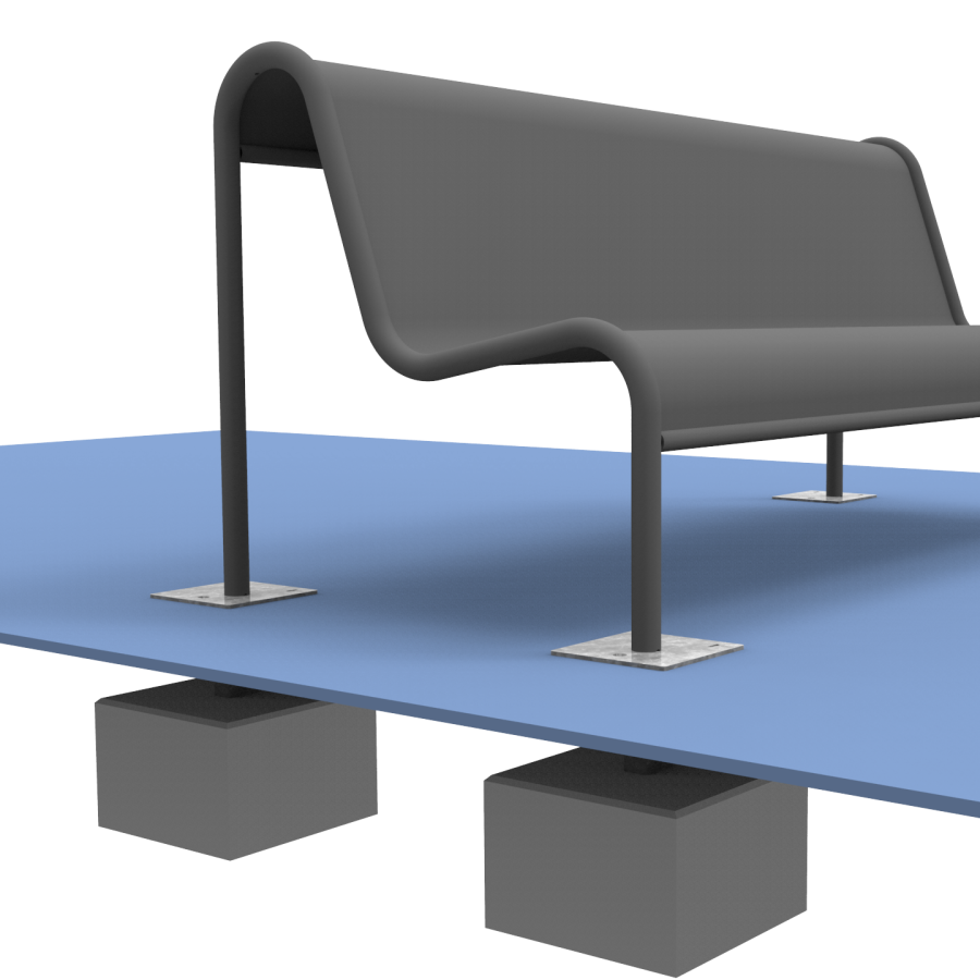 FalcoPerfo buitenbank met rug