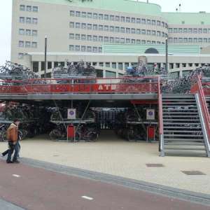 fietsparkeren fietsenrek etage FalcoLevel Premium+ fietsflat