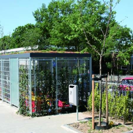 26725 overkapping speelgoedberging sedum dak brede school