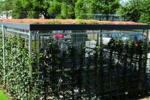 26725 overkapping speelgoedberging sedum dak brede school