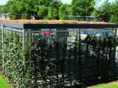 26725 overkapping speelgoedberging sedum dak brede school