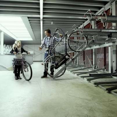 fietsparkeren fietsenrek etagerek FalcoLevel 