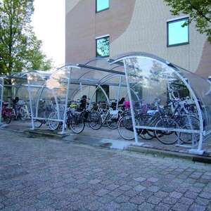 overkapping fietsoverkapping fietsenstalling fietsparkeren FalcoLite NCOI Hilversum