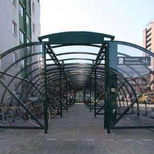 fietsparkeren fietsoverkapping fietsenstalling fietsenrek FalcoQuarter Ziekenhuis