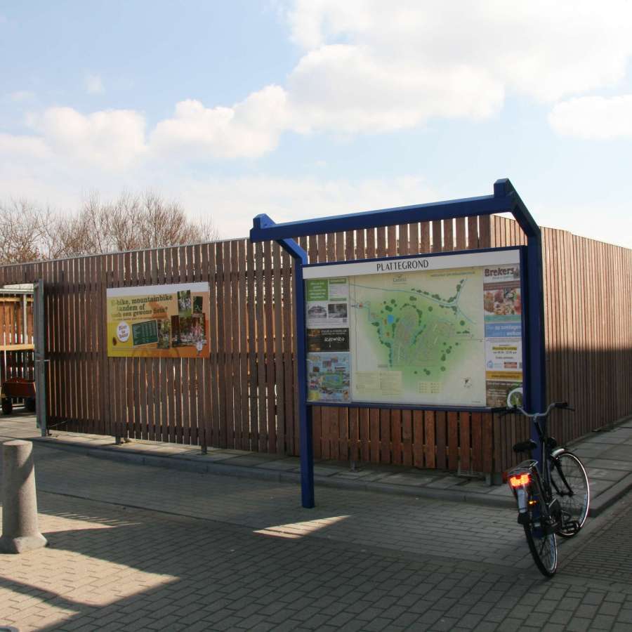 fietsparkeren fietsoverkapping overkapping fietsenstalling fietsenrek Landal 