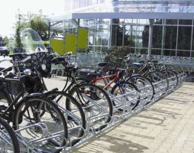 fietsparkeren fietsenrek fietsstandaard fietsaanleunbeugel fietsnietje fietsklemmen fietskluizen
