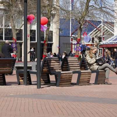 straatmeubilair buitenbank zitbank afvalbak picknickset FalcoLinea