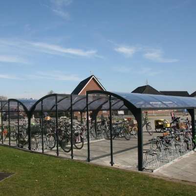 Fietsoverkappingen FalcoGamma voor MFA  't Aambeeld