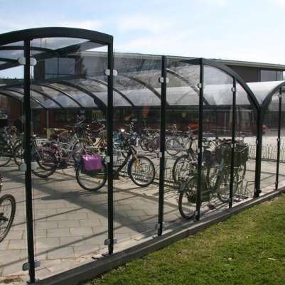 Fietsoverkappingen FalcoGamma voor MFA  't Aambeeld