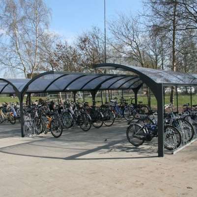 Fietsoverkappingen FalcoGamma voor MFA  't Aambeeld